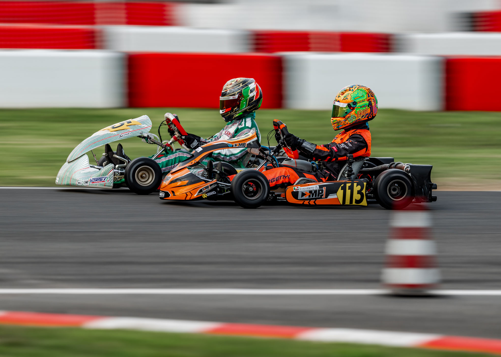 Guido Ebergenyi finishes in the top 10 at Viterbo in the Italian ACI Karting Championship